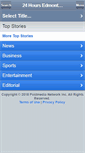 Mobile Screenshot of eedition.edmonton.24hrs.ca